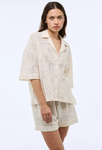 Pyjama en coton brodé - MONOPRIX - Modalova