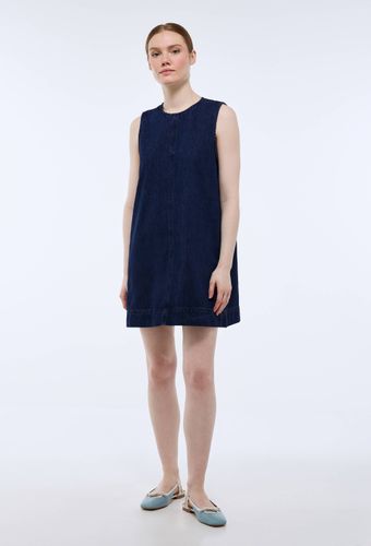Robe courte en denim en coton BIO GOTS - MONOPRIX - Modalova