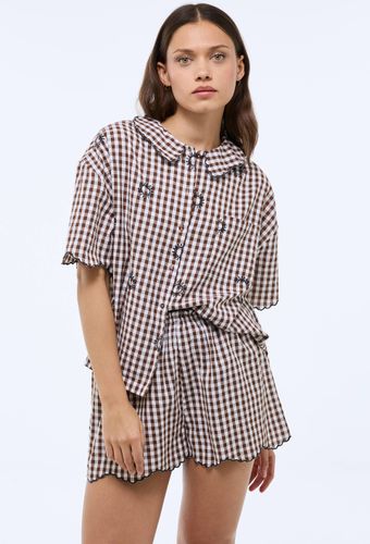 Pyjama à broderies - MONOPRIX - Modalova