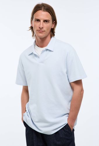 Polo col v manches courtes en coton - MONOPRIX - Modalova