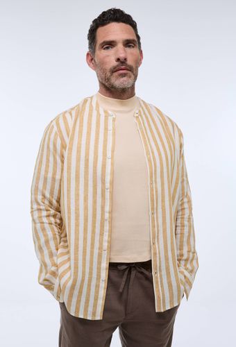 Chemise manches longues rayée en lin - MONOPRIX PREMIUM - Modalova
