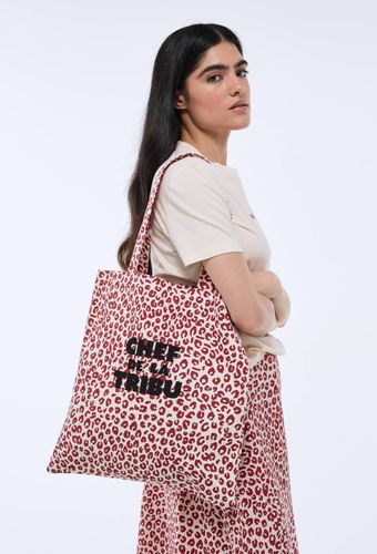 Tote bag brodé en coton BIO GOTS - MONOPRIX - Modalova