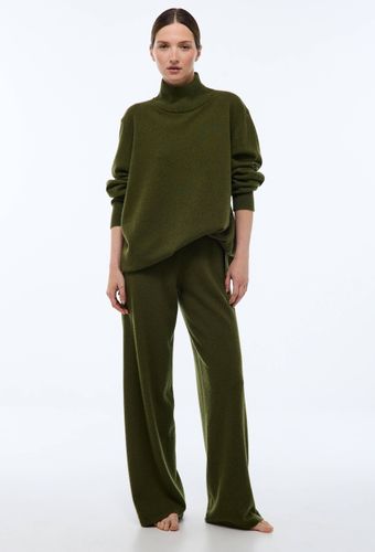 Pantalon large uni en cachemire - MONOPRIX PREMIUM - Modalova