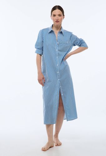 Chemise de nuit rayée en coton BIO GOTS - MONOPRIX - Modalova