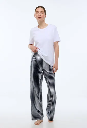 Pantalon large fluide imprimé en coton BIO GOTS - MONOPRIX - Modalova