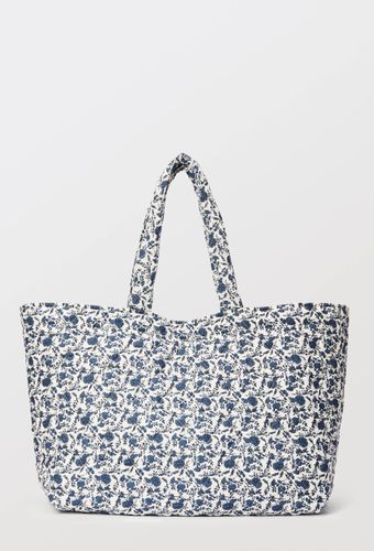 Cabas matelassé imprimé en coton BIO GOTS - MONOPRIX - Modalova