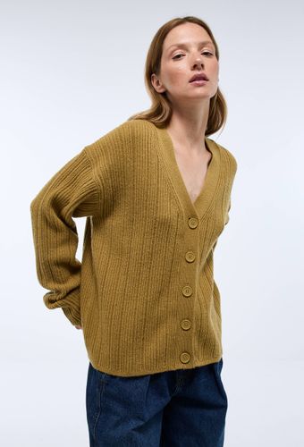 Cardigan manches longues contenant de la laine - MONOPRIX - Modalova