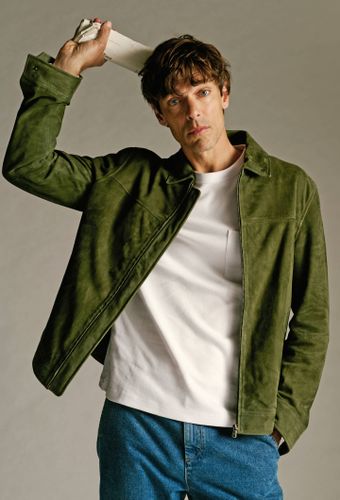 Veste zippée en cuir - MONOPRIX PREMIUM - Modalova