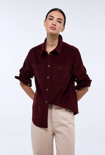 Chemise manches longues en velours en coton BIO GOTS - MONOPRIX - Modalova
