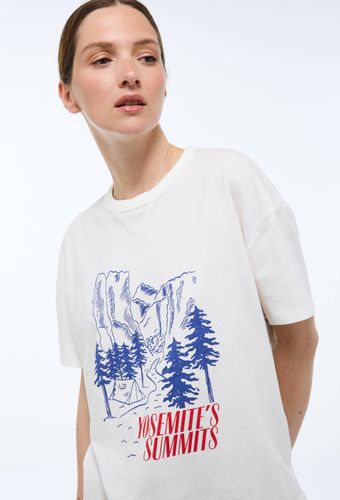 T-shirt manches courtes imprimé en coton BIO GOTS - MONOPRIX - Modalova