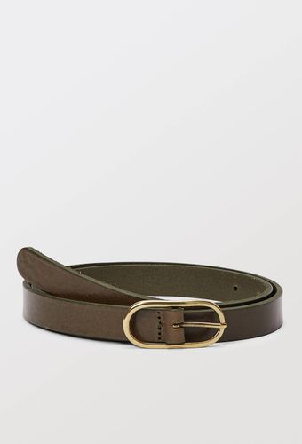 Ceinture 2 cm en cuir - MONOPRIX PREMIUM - Modalova