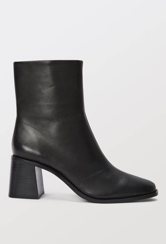Bottines à talons en cuir - MONOPRIX PREMIUM - Modalova