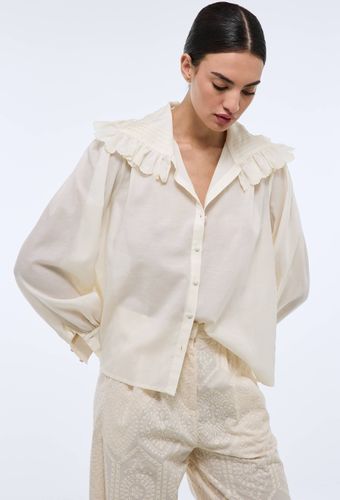 Chemise détails col unie - MONOPRIX - Modalova