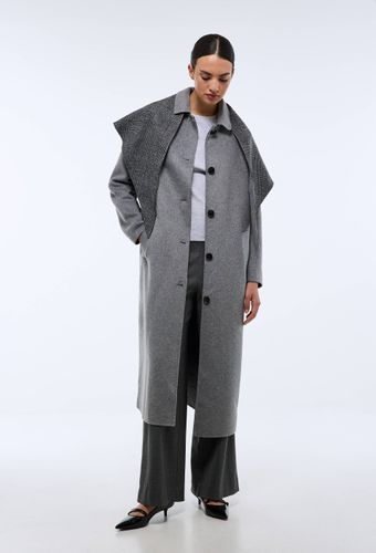 Manteau long contenant de la laine - MONOPRIX - Modalova