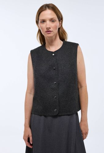 Veste sans manches en laine mélangée - MONOPRIX - Modalova