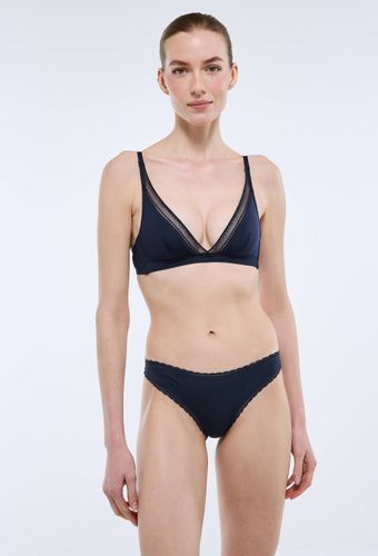 Culotte ALMA en microfibre et dentelle - MONOPRIX - Modalova