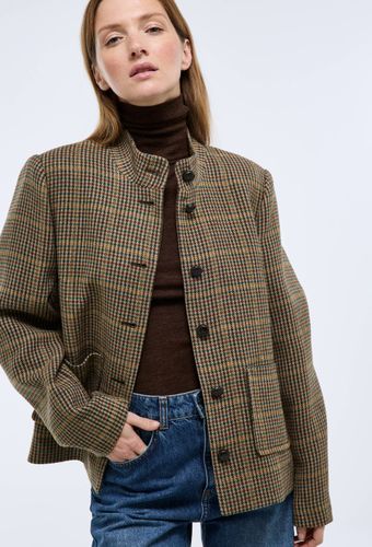 Veste courte à motifs col montant - MONOPRIX PREMIUM - Modalova