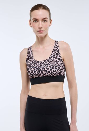 Brassière de imprimé léopard - SPORT - Modalova