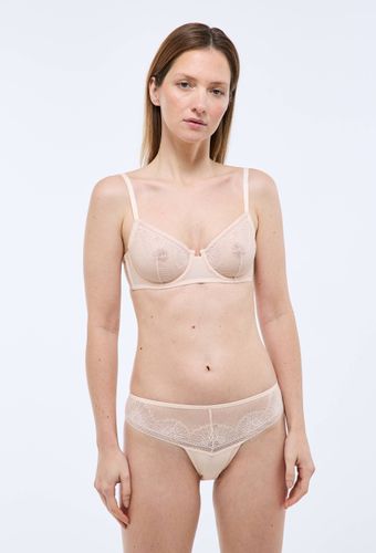 Culotte CHARLIE en microfibre et dentelle - MONOPRIX - Modalova