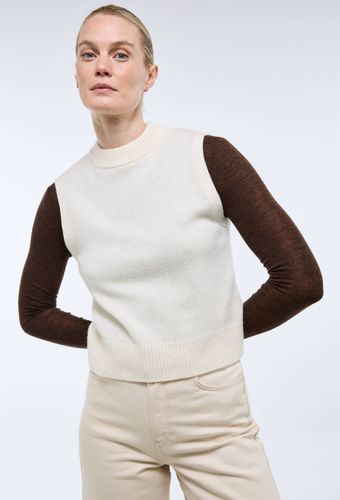 Pull sans manches en laine - MONOPRIX PREMIUM - Modalova