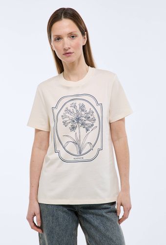 T-shirt à manches courtes avec imprimé placé - MONOPRIX - Modalova