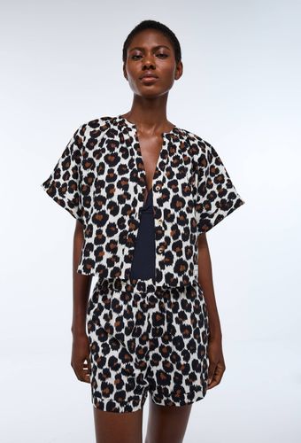 Chemise de plage imprimé animalier en coton BIO GOTS - MONOPRIX - Modalova