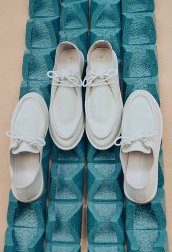 Derbies en cuir - MONOPRIX PREMIUM - Modalova