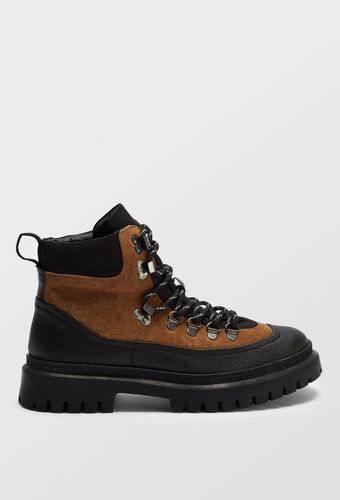 Bottines de randonnée en cuir - MONOPRIX - Modalova