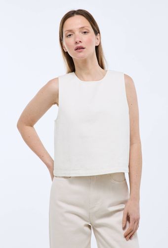 Top sans manches uni en coton BIO GOTS - MONOPRIX - Modalova