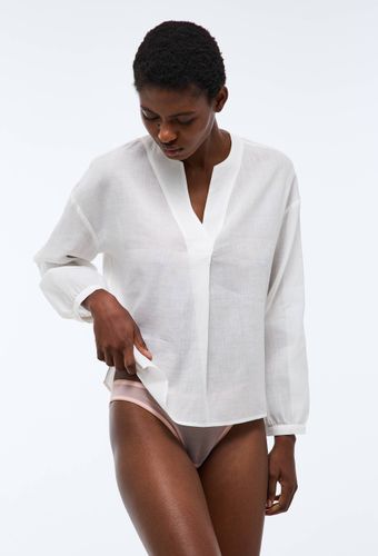 Chemise unie en ramie et coton - MONOPRIX - Modalova