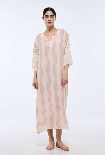 Chemise de nuit en viscose imprimée - MONOPRIX - Modalova