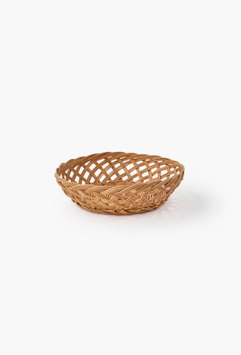 Corbeille, D26xH6cm, en rotin - MONOPRIX - Modalova