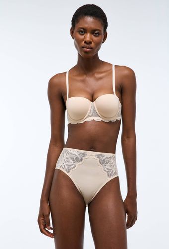Culotte SONIA en microfibre et dentelle - MONOPRIX - Modalova