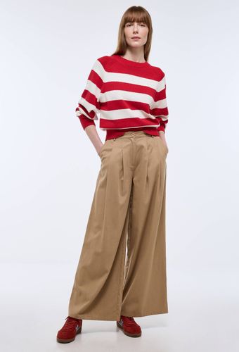 Pantalon large à pinces uni - MONOPRIX - Modalova