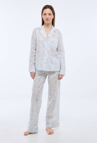 Pyjama rayé à manches longues en coton BIO - MONOPRIX - Modalova