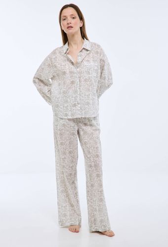 Pyjama imprimé en plumetis de coton BIO GOTS - MONOPRIX - Modalova