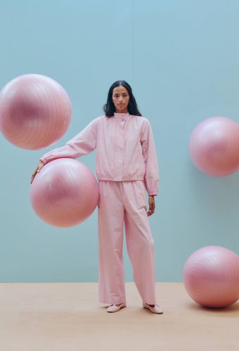 Pantalon taille élastiquée - MONOPRIX - Modalova