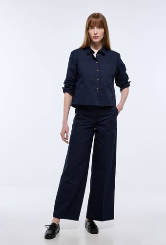 Pantalon large en coton - MONOPRIX - Modalova