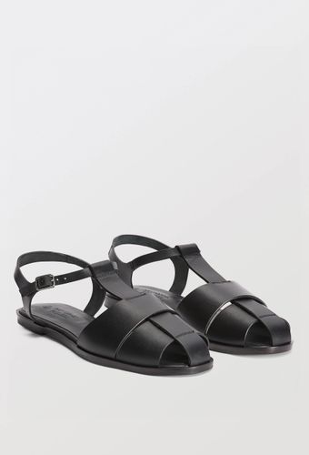Sandales en cuir - MONOPRIX PREMIUM - Modalova