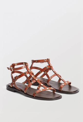Sandales cloutées en cuir - MONOPRIX PREMIUM - Modalova