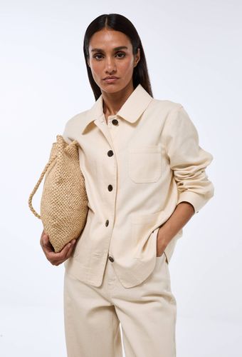 Veste courte contenant du lin - MONOPRIX - Modalova