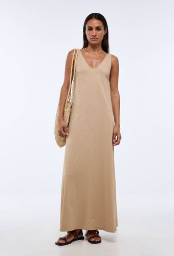 Robe longue unie en coton BIO GOTS - MONOPRIX - Modalova