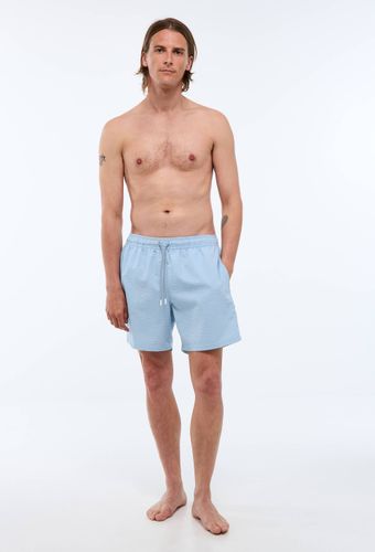 Short de bain seersucker uni - MONOPRIX - Modalova