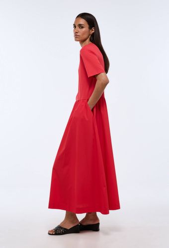 Robe longue bi-matière unie - MONOPRIX - Modalova