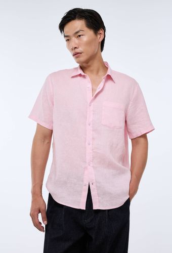 Chemise manches courtes en lin - MONOPRIX PREMIUM - Modalova