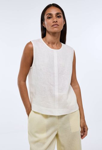 Top sans manches uni en lin - MONOPRIX PREMIUM - Modalova