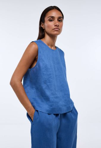 Top sans manches uni en lin - MONOPRIX PREMIUM - Modalova