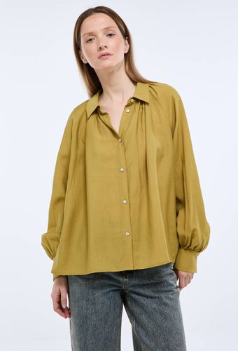 Chemise manches longues unie - MONOPRIX - Modalova