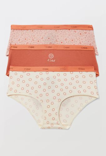 Lot de 3 slips fantaisie en coton POCKET - DIM - Modalova