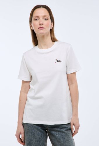 T-shirt à manches courtes avec imprimé placé - MONOPRIX - Modalova